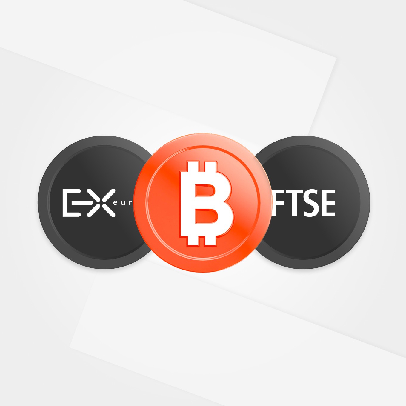 EUREX logo and FTSE logo - Bitcoin Futures